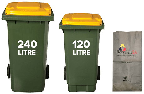 Wheelie Bins Recycling Bags For Sale - AAA Recycling Centre Adelaide